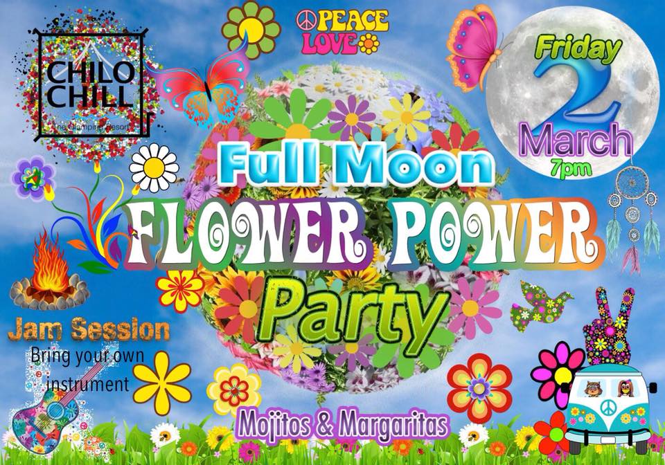 Verbazingwekkend Full Moon Flower Power Party – The Ventana View YM-86